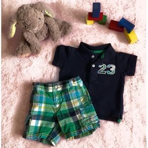 Carter’s [3M] Baby boy shorts outfit